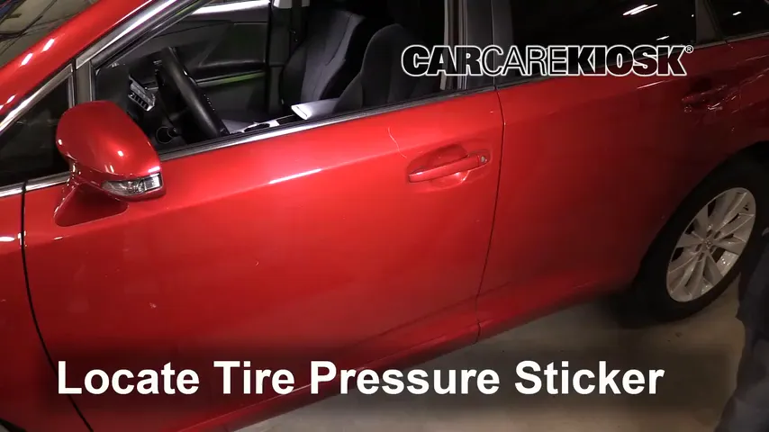 2016 Toyota Venza LE 2.7L 4 Cyl. Tires & Wheels Check Tire Pressure